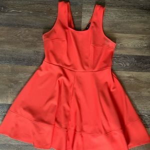 FashionToFigure Flirty Orange Skater Dress 🥵